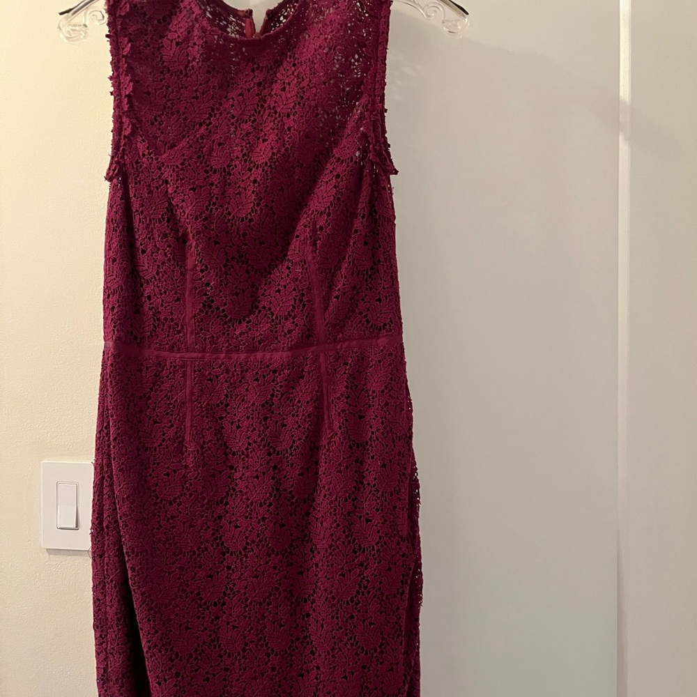 Jill Stuart sleeveless lined lace dress nwt
